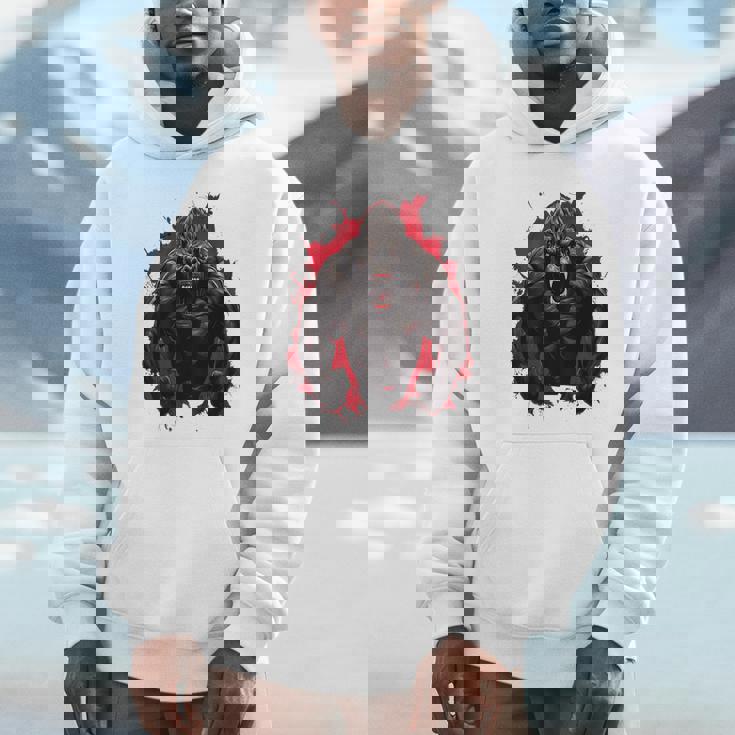 ゴリラ・ボディビル・ワークアウト バックプリント・ジム パーカー