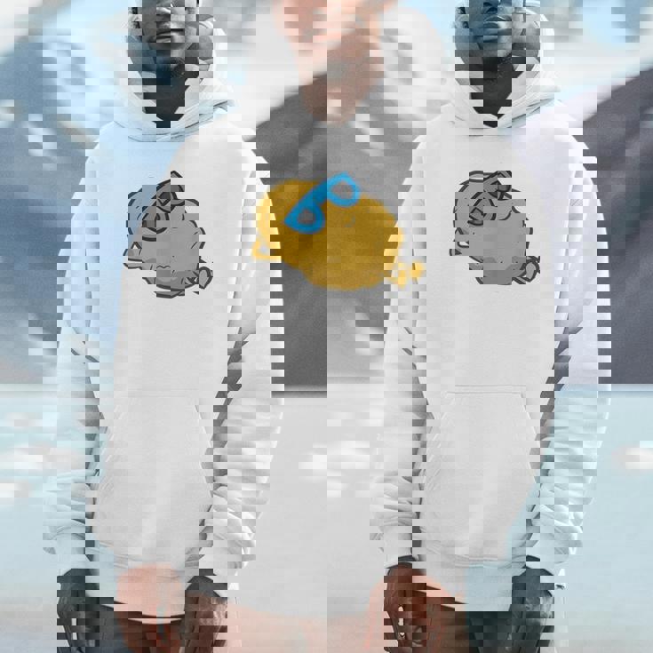 サングラスでかわいいポテチ リラックスポテチ パーカー