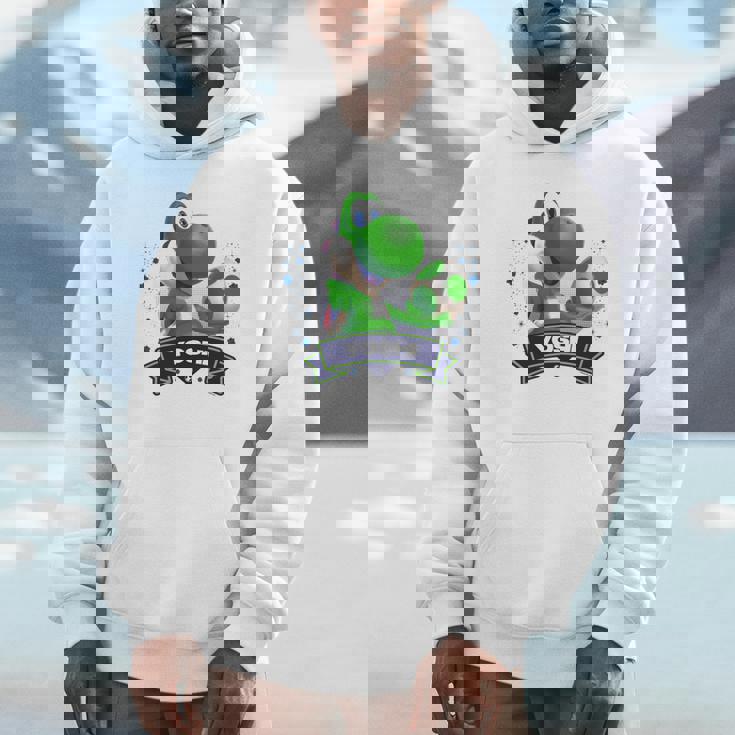 ザ・スーパーマリオギャラクシー・ムービー Yoshi Champion 長袖tシャツ パーカー