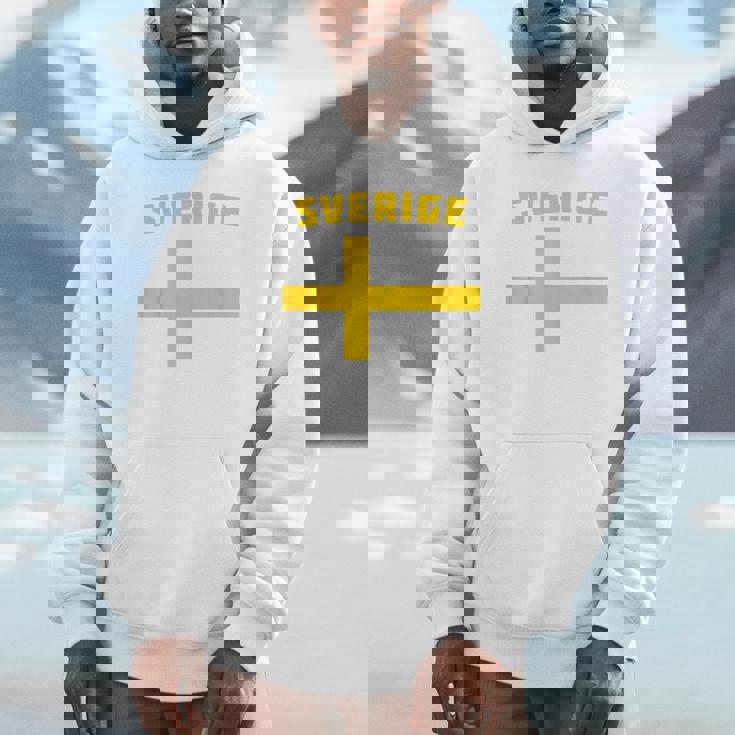 スウェーデンサッカースウェーデン国旗 ファンジャージ パーカー