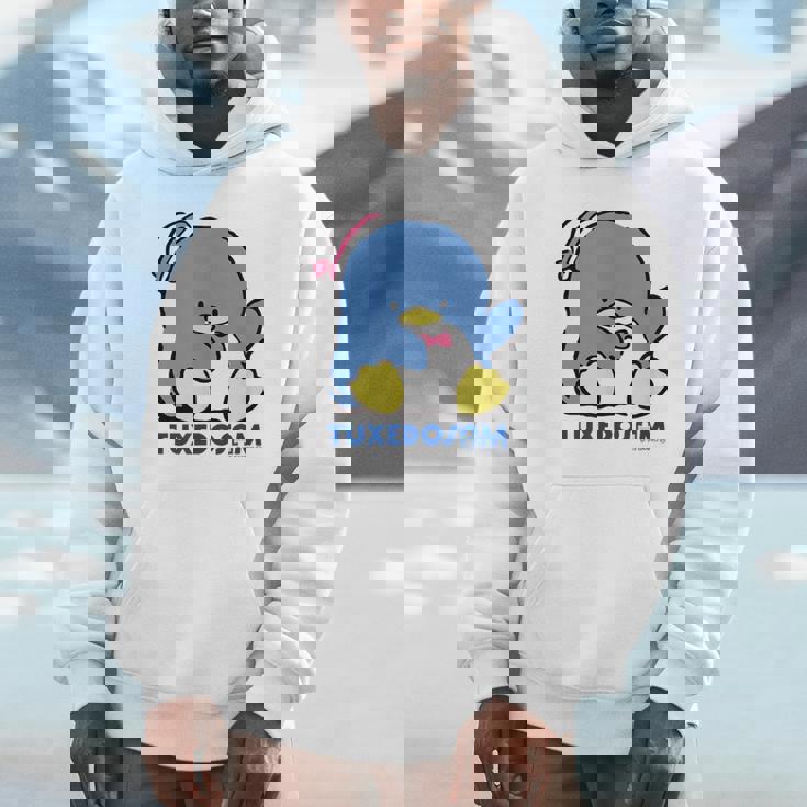 タキシードサム おすわり ライトカラー パーカー