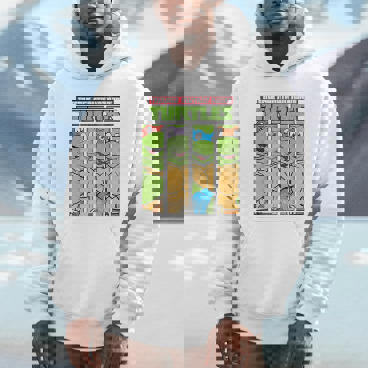 ティーンエイジ・ミュータント・ニンジャ・タートルズ フェイスパネル グラフィックtシャツ パーカー