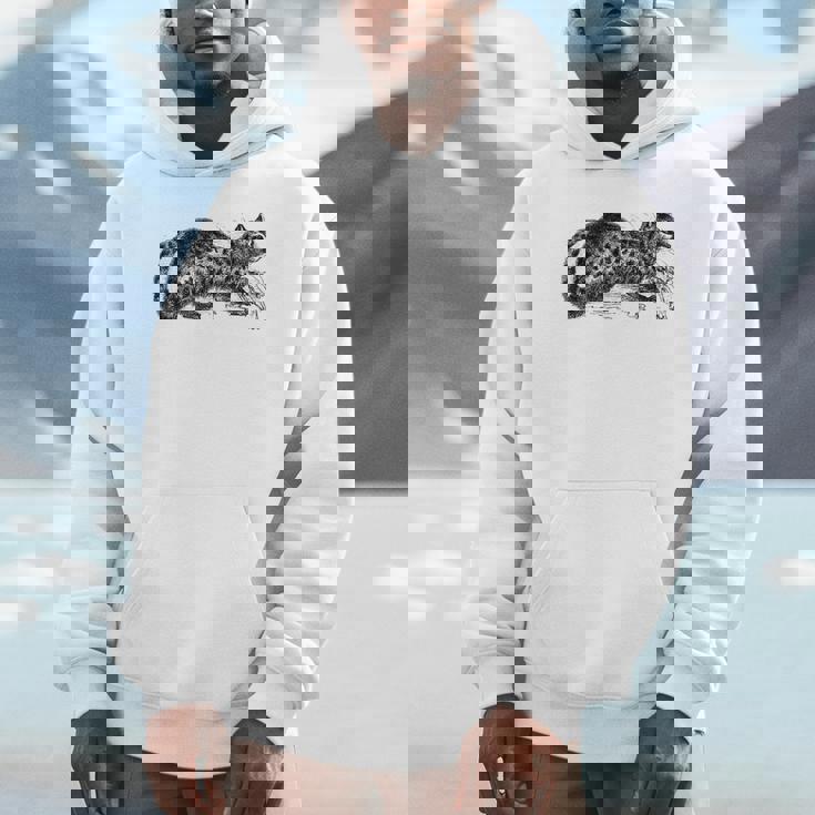 パームシベット アニマルプリント パーカー