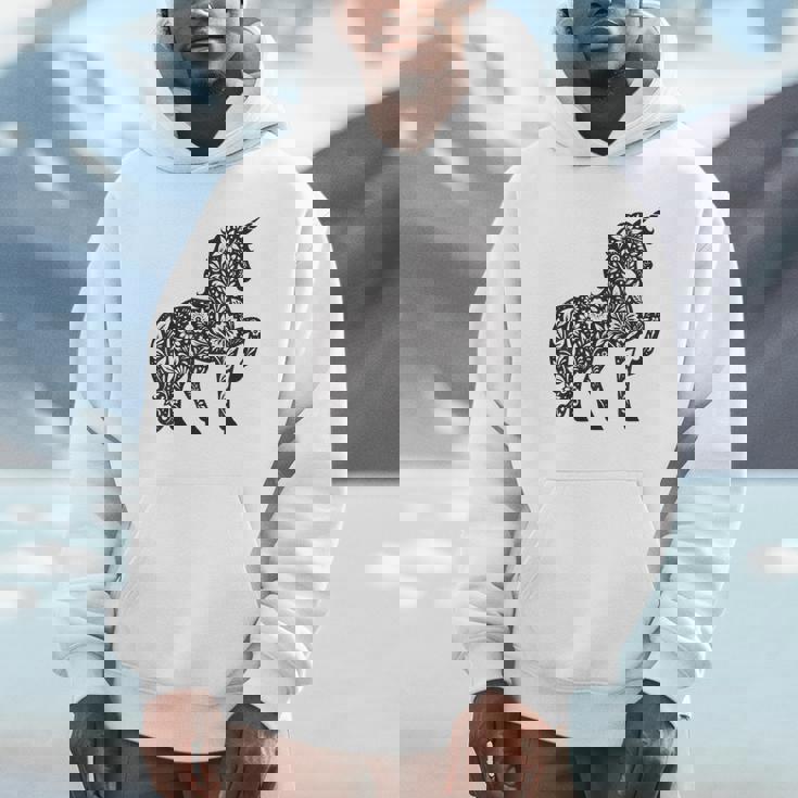 ファンタジーレインボーユニコーンホースファンunicornloverユニコーン パーカー