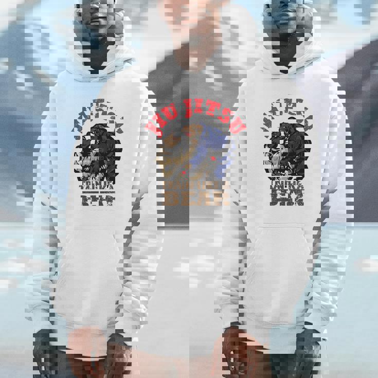 ブラジリアン柔術 Bjj クマのように訓練する 長袖tシャツ パーカー