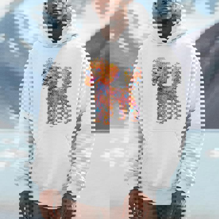 プードル 犬 モチーフ ペット イラスト プードル パーカー