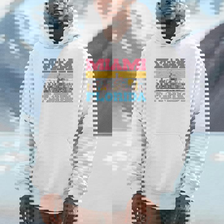 マイアミ フロリダ州 都市景観 お土産 モダン マイアミスカイライン パーカー