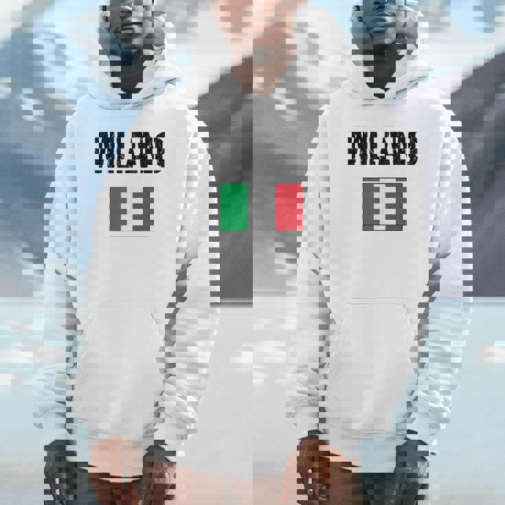 ミラノ イタリア ミラノ イタリー 旗 イタリアン パーカー