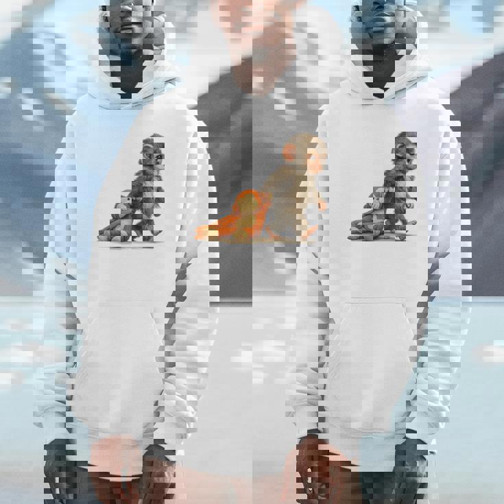 モンキーパンチ ベビー マカク リトルパンチ ビッグ キュート ラブ ぬいぐるみ パーカー