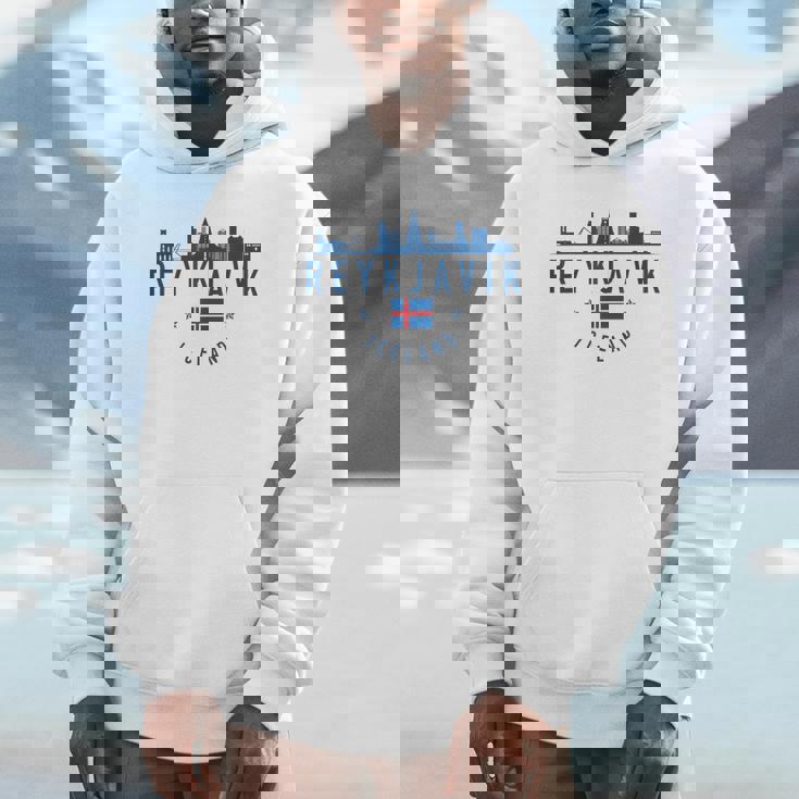 レイキャビク アイスランド アイスランド国旗 スカイライン プライド お土産 パーカー