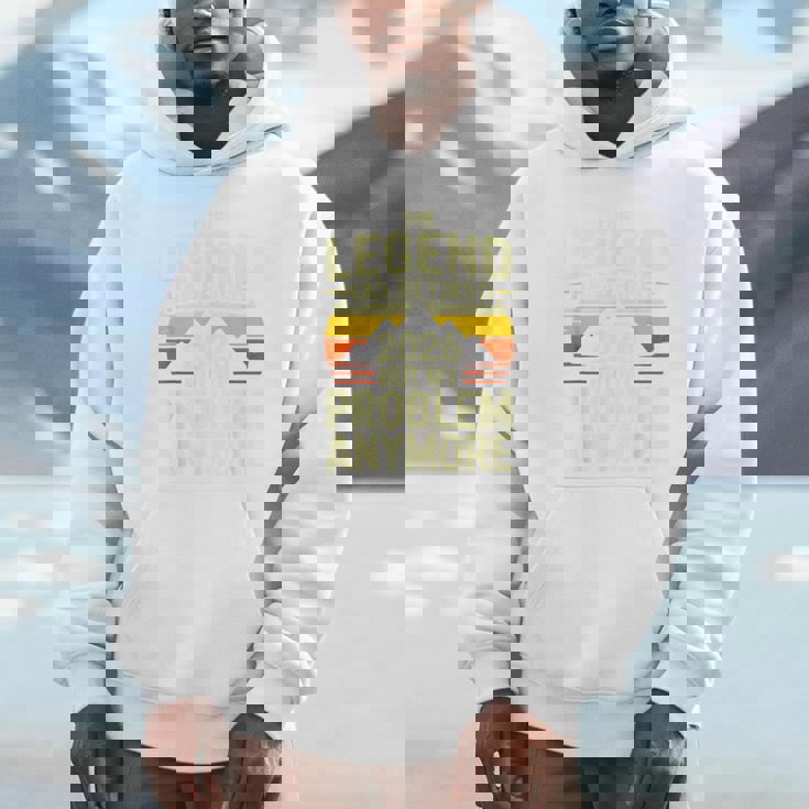 レジェンドが引退した2026年 おかしな退職祝い パーカー