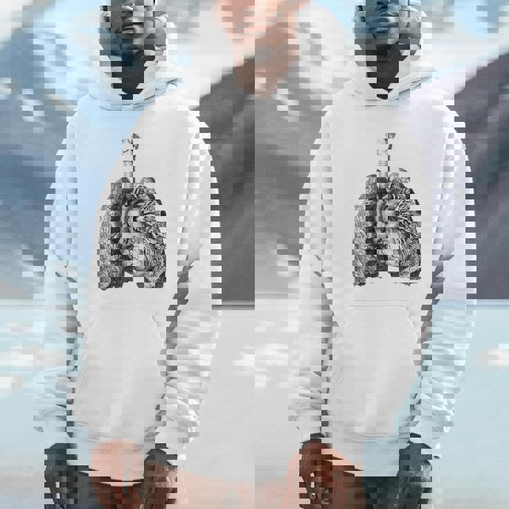 人間の心臓の肺 ビンテージ医療解剖学 解剖学的肺 パーカー