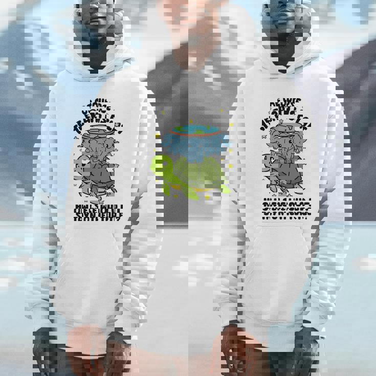 平らな地球協会 面白い陰謀論 亀の象 長袖tシャツ パーカー