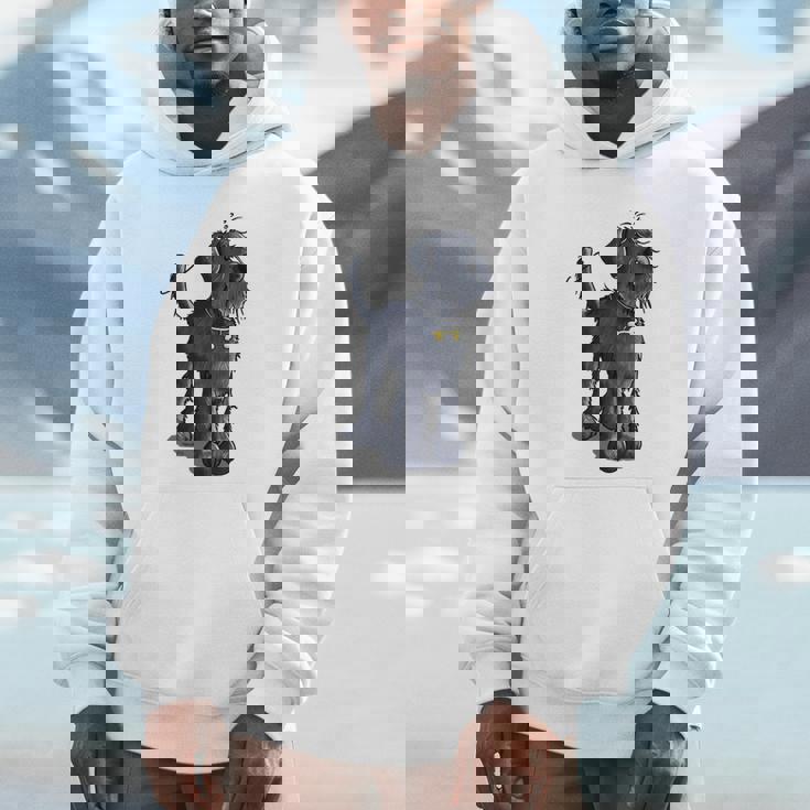 愉快なジャイアントシュナウザー Ichnauzer ギフト ドッグファン 長袖tシャツ パーカー