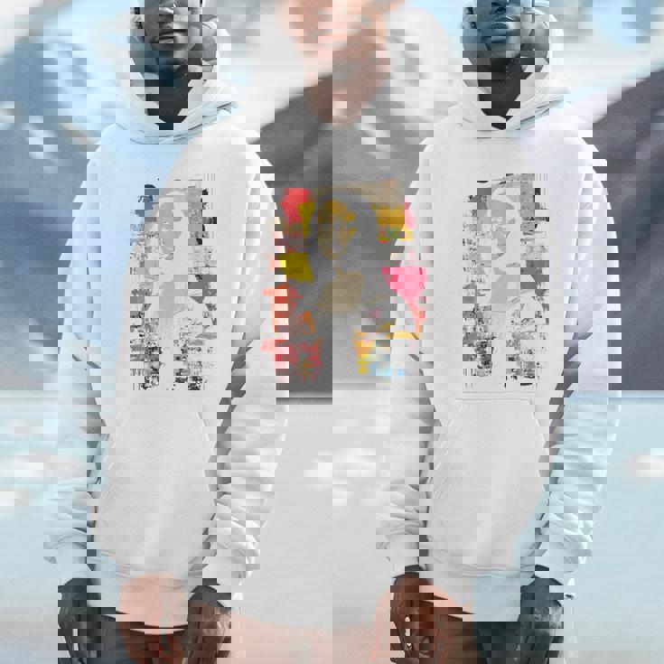 抽象グラフィティ モナリザ バックプリント パーカー