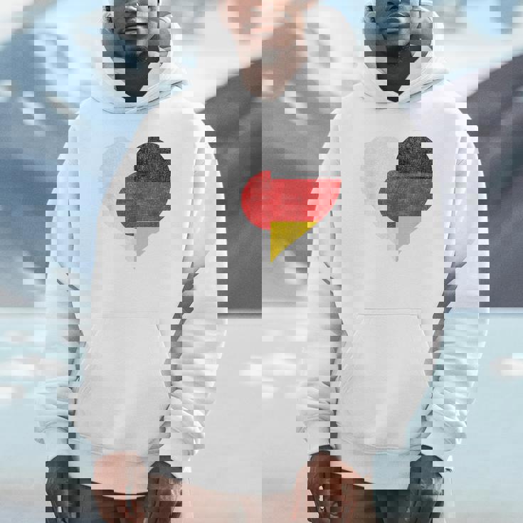 日本 ドイツ 国旗 ハート サッカー パーカー