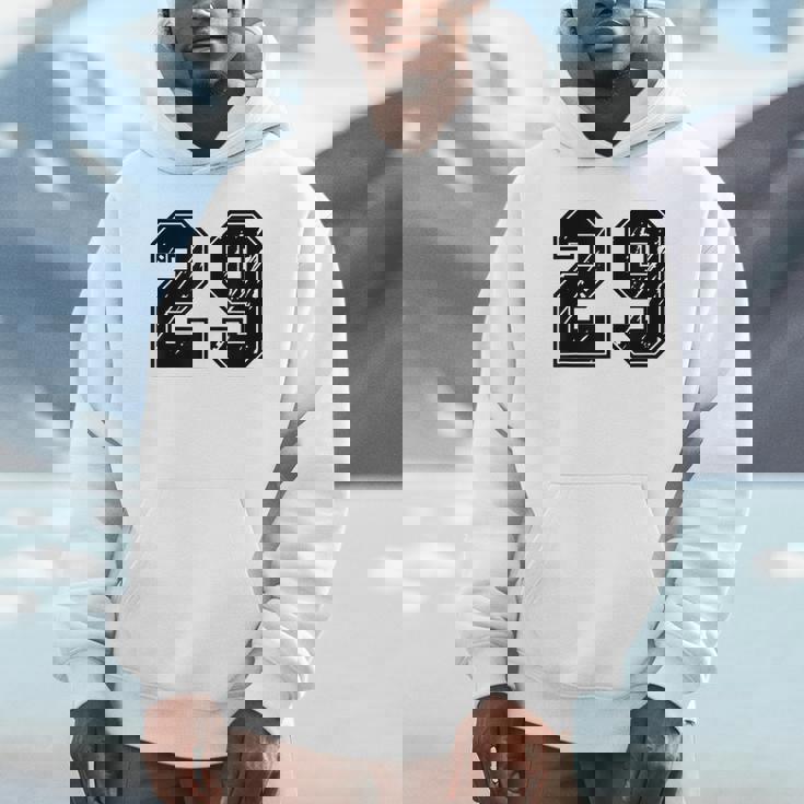 背番号 29 チーム短大スポーツ背番号付きユニフォーム パーカー