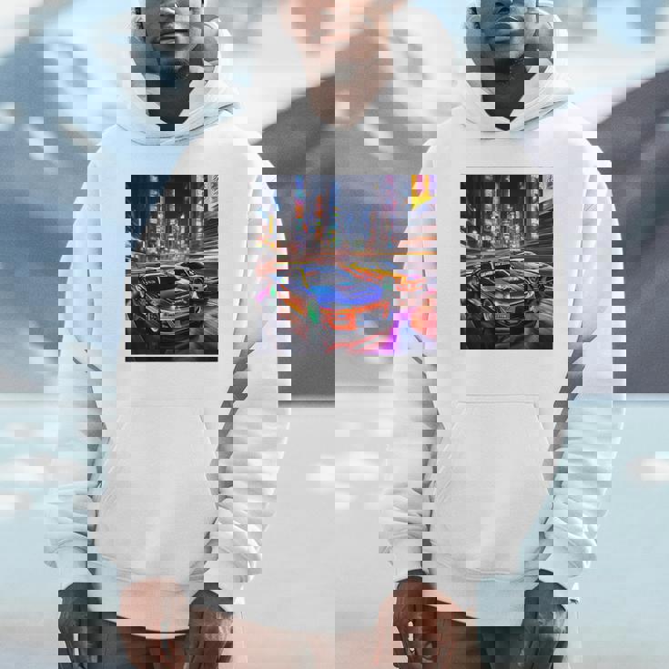 背面にjdmドリフトレーシングカー東京ドリフトスカイライン2台。 パーカー