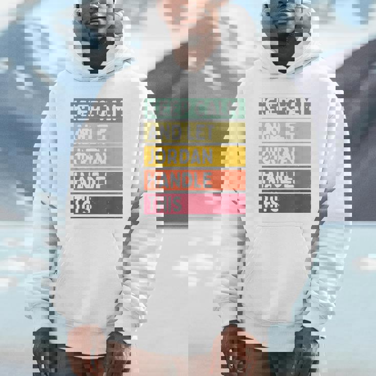 落ち着いて、ジョーダンにこの面白いレトロな引用を任せてください パーカー