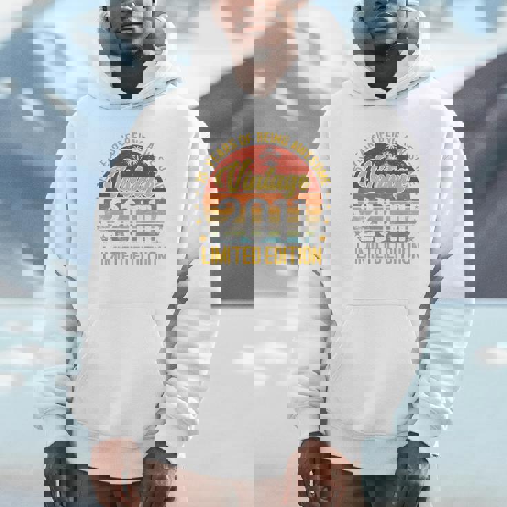 裏面 ヴィンテージ 15 誕生日 デコレーション メンズ 15歳 2011 15歳 パーカー