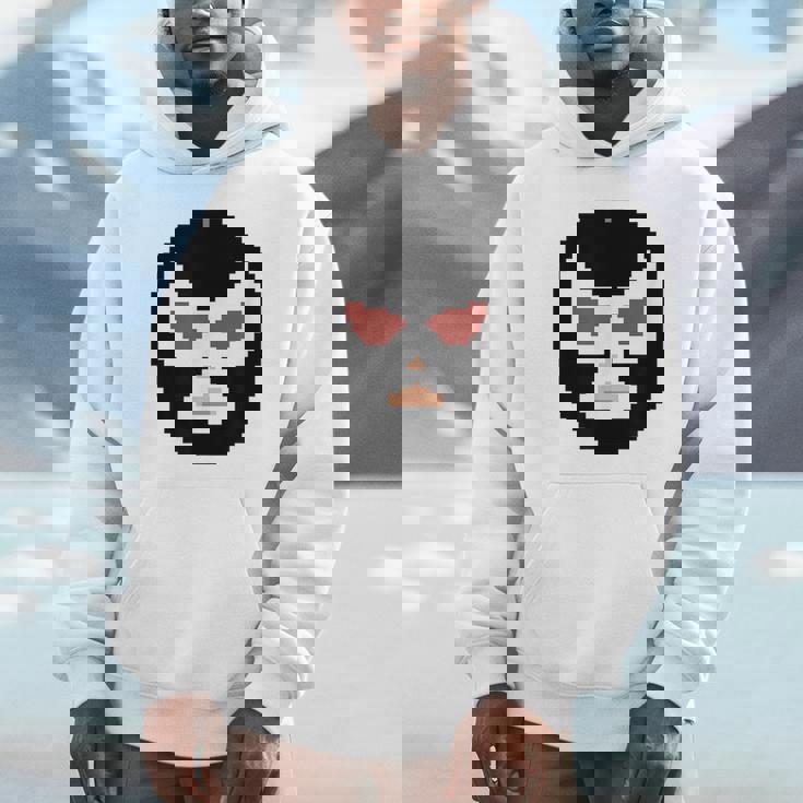 覆面レスラー マスク ピクセルアート ドット絵 怪人 プロレス パーカー