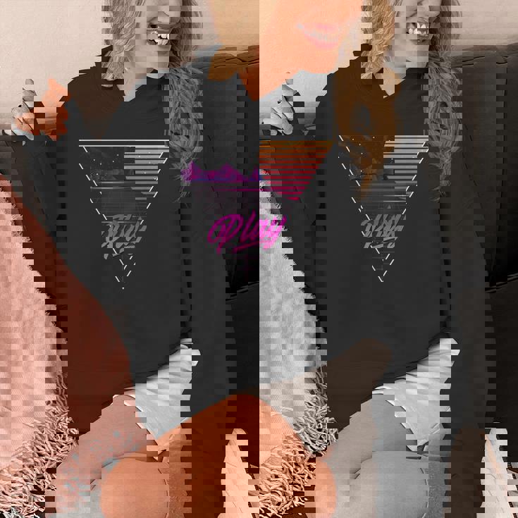 1980年代ynthwave ギフトtシャツ ゲーマーtシャツ レトロスタイリング パーカー