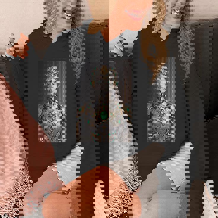 Aei And Eai 磁器 セミ脆弱ヒューマノイド マガタマai。 長袖tシャツ パーカー