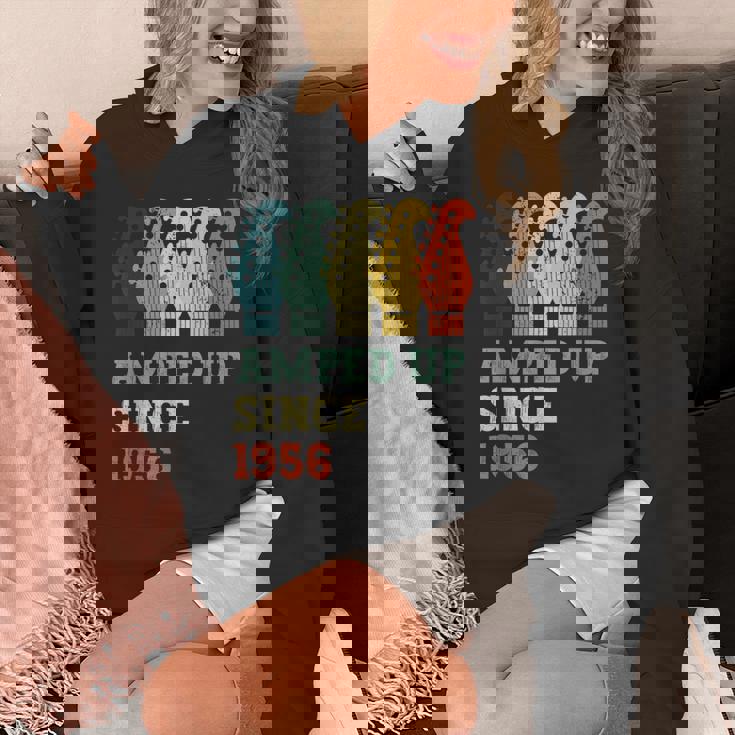 Amped Upince 1956 レトロ 誕生日 ギター 音楽 誕生年 パーカー