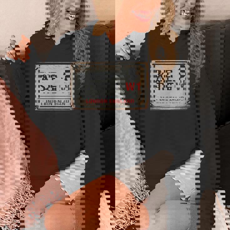 Bakertreet W1 London England Old Rustedstreet サインtシャツ パーカー