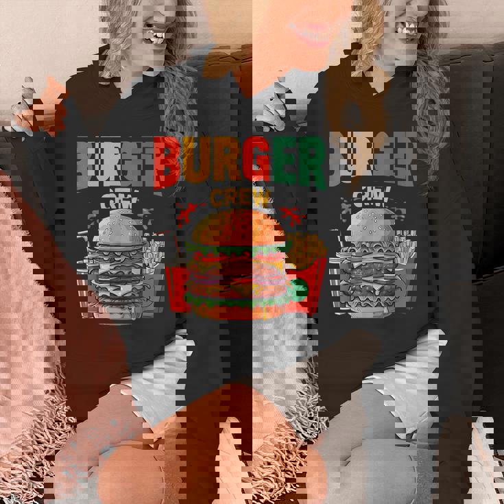 Berger Crew Hamburger Cheeseburger Fast Food Lovers パーカー