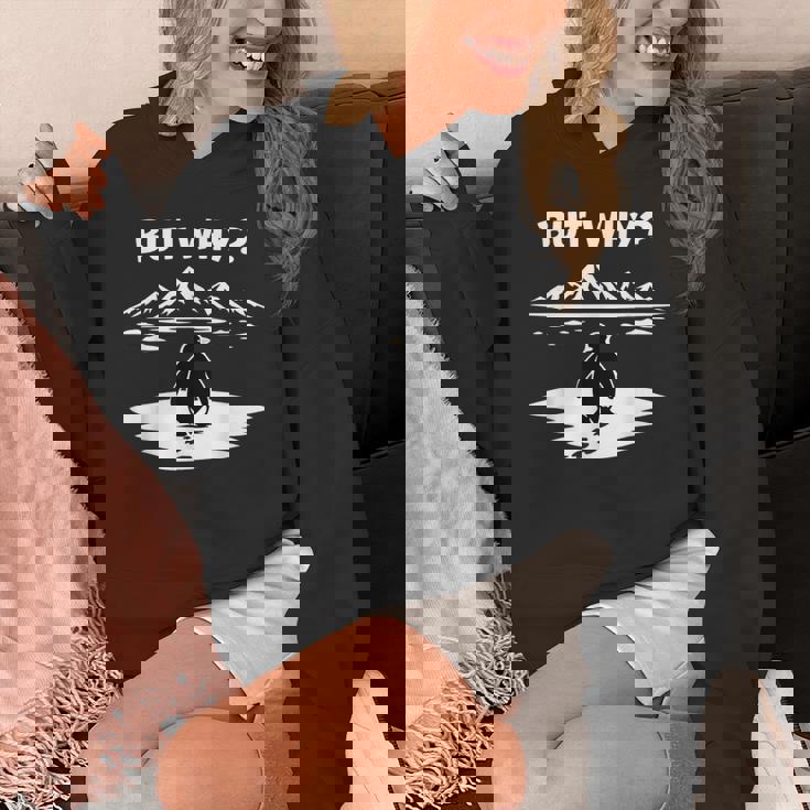 But Why Penguin Mountains Cute パーカー