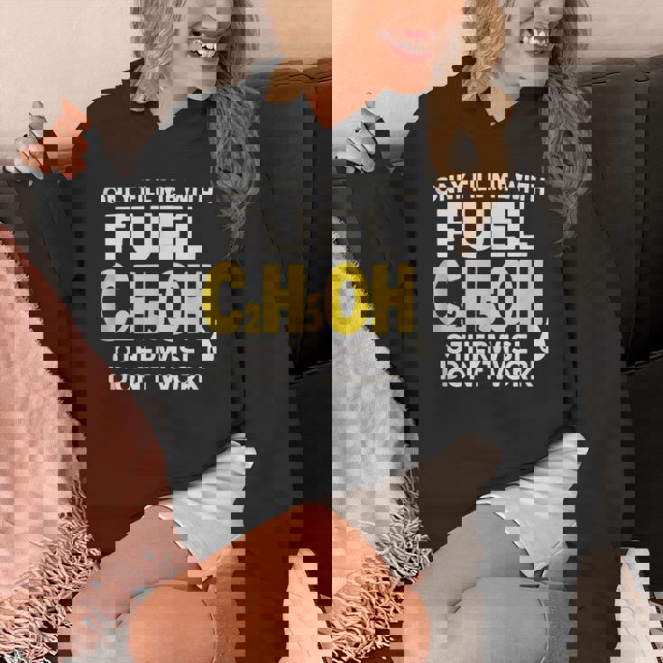 C2H5OH Fuel Chemistry Alcohol Molecule Science Humor Tank Top Unisex Hoodie