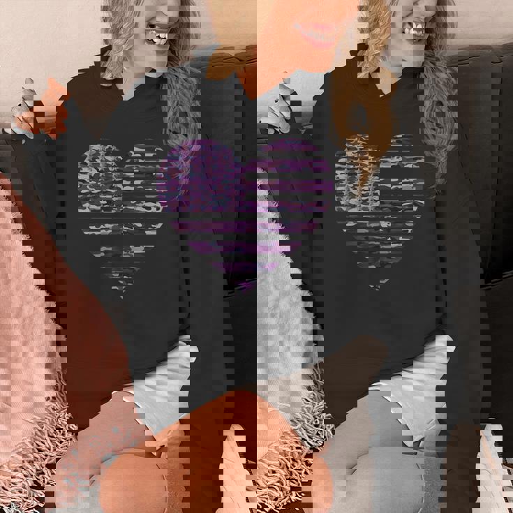 Camo American Flag Heart Camouflage Tactical Purple Military Hoodie Camo American Flag Heart Camouflage Tactical Purple Military Hoodie