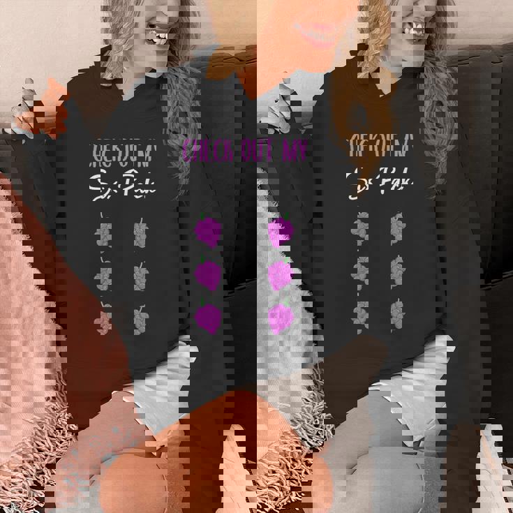 Check Out My 6パック ブドウ柄 パーカー