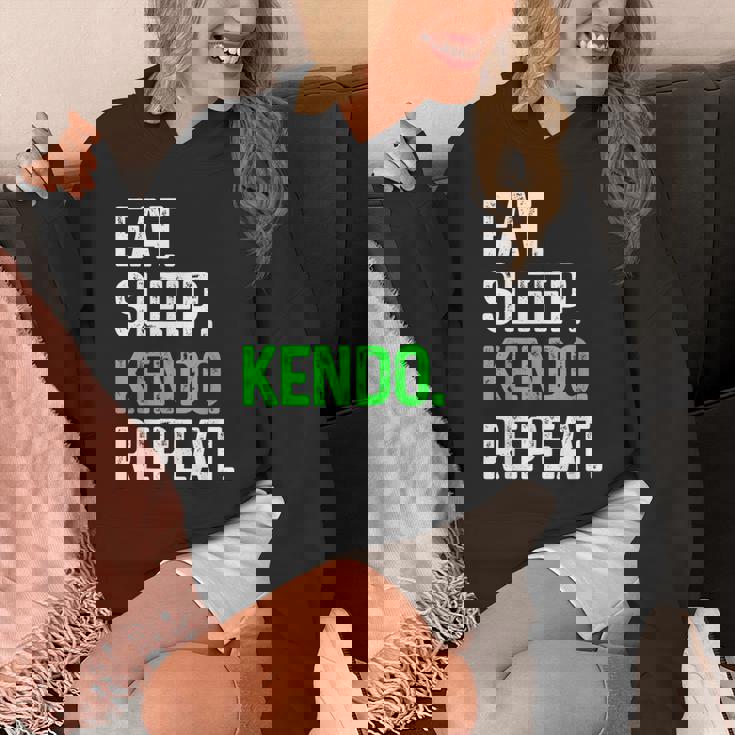 Eatleep Kendo Repeat 面白い格闘技コンバット パーカー