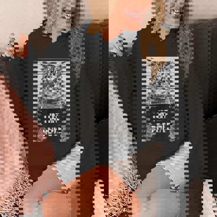 Cats Picture I Hate Peopleaying パーカー