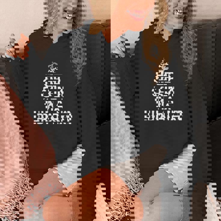 Librarian Keep Calm I'm A Librarian パーカー