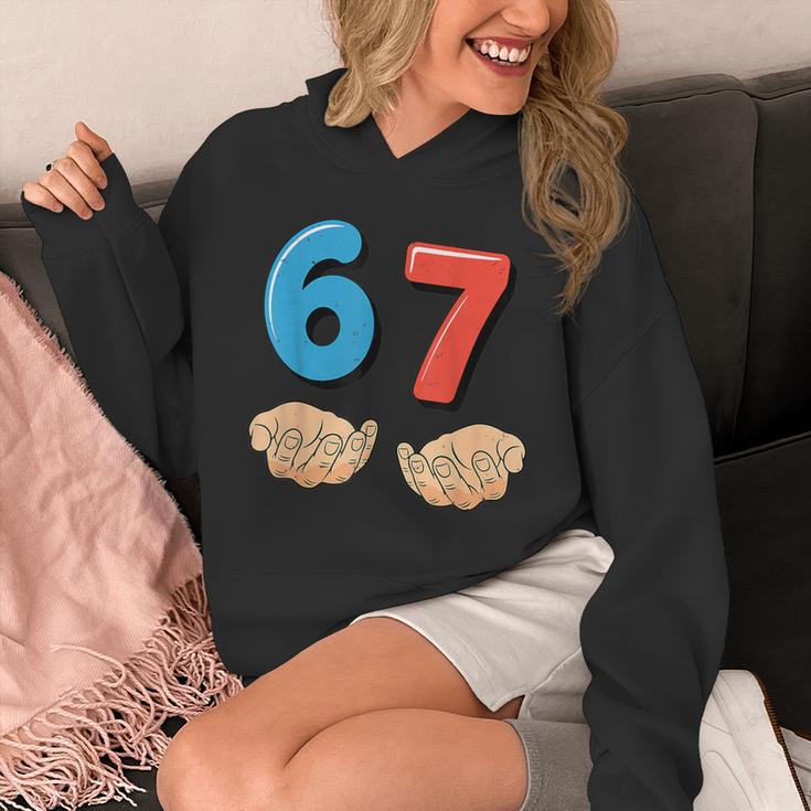 Six Seven 6 7 Meme Gen Alpha Slang 67 Hands 67 Costume Hoodie - Monsterry
