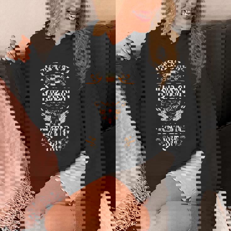 This Is My Bourbonテイスティングウイスキー愛好家へのギフト。 長袖tシャツ パーカー