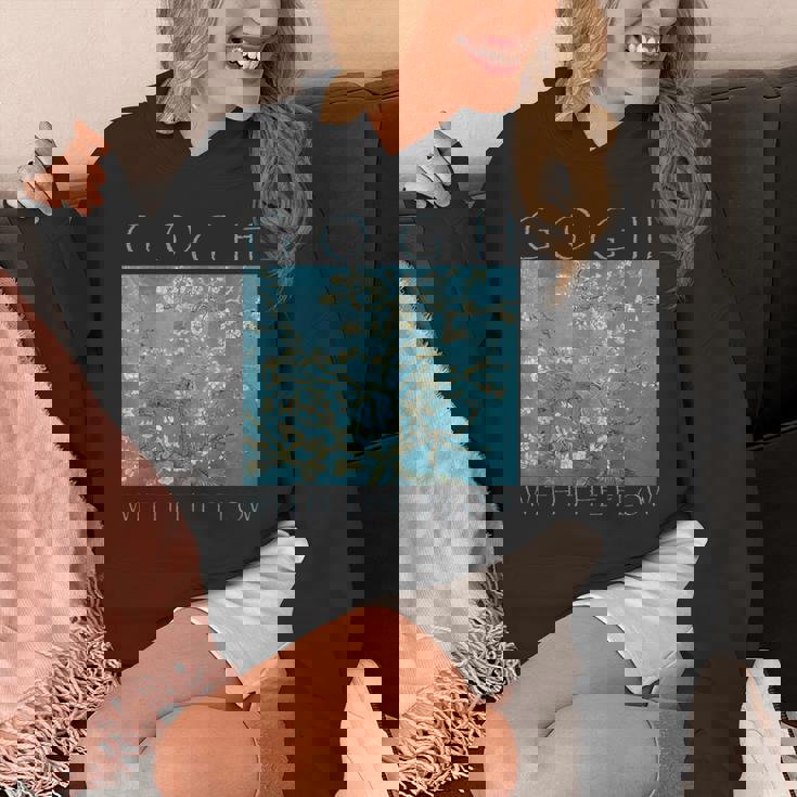 Gogh With The Flow アーモンドブロッサム ヴァン・ゴッホの絵画 パーカー