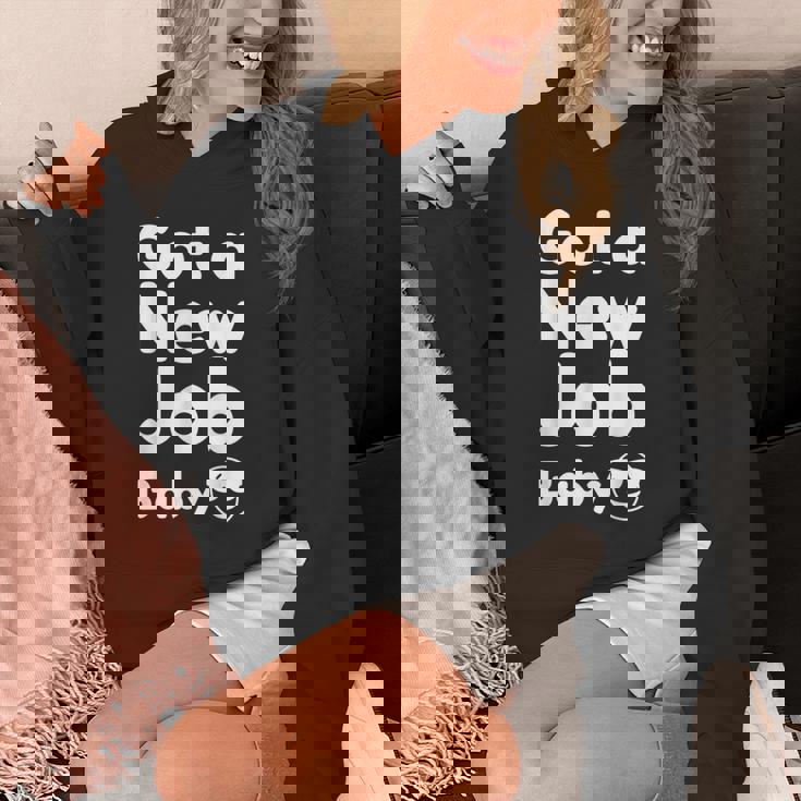 Got A New Job Baby 面白い 就職祝い パーカー