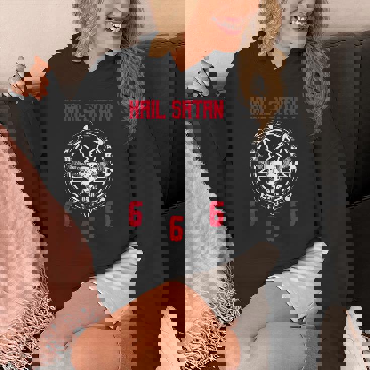 Hailatan 666 バフォメット ペンタグラム ルシファー オカルトサタニック パーカー