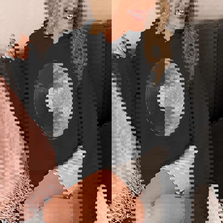 Half Mooninyl Record – Music Lover Lunar Graphic パーカー