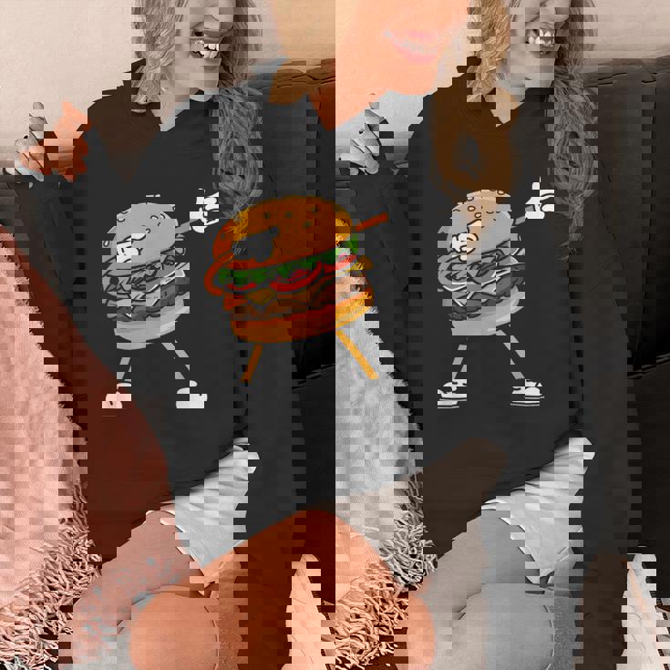 Hamburger チーズバーガー Burger Fast Food Cheeseburger Dabbing パーカー