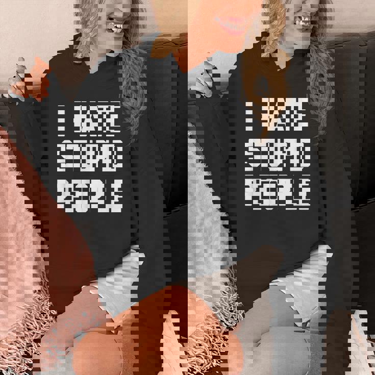 I Hatetupid People ayingarcastic Novelty パーカー