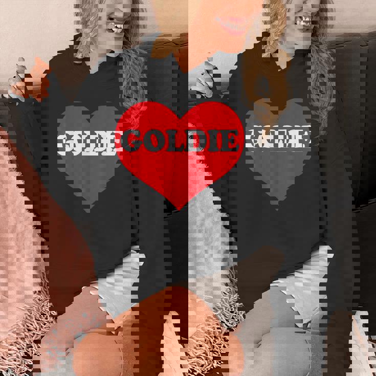 I Heart Goldie I Love Goldie カスタマイズ可 パーカー