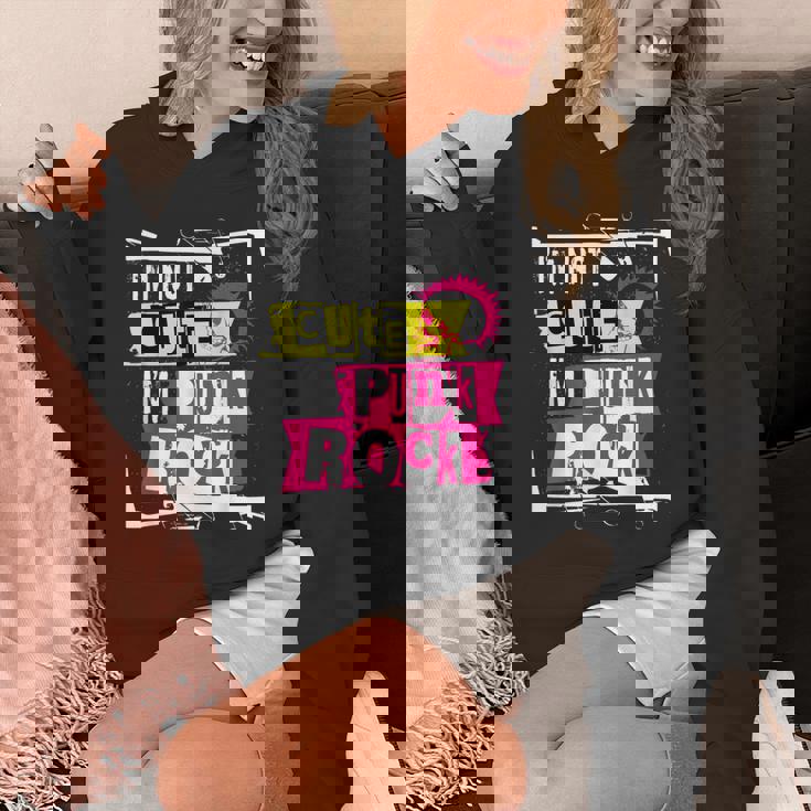 I'm Not Cute I'm Punk Rock パンクロッカー用 パーカー