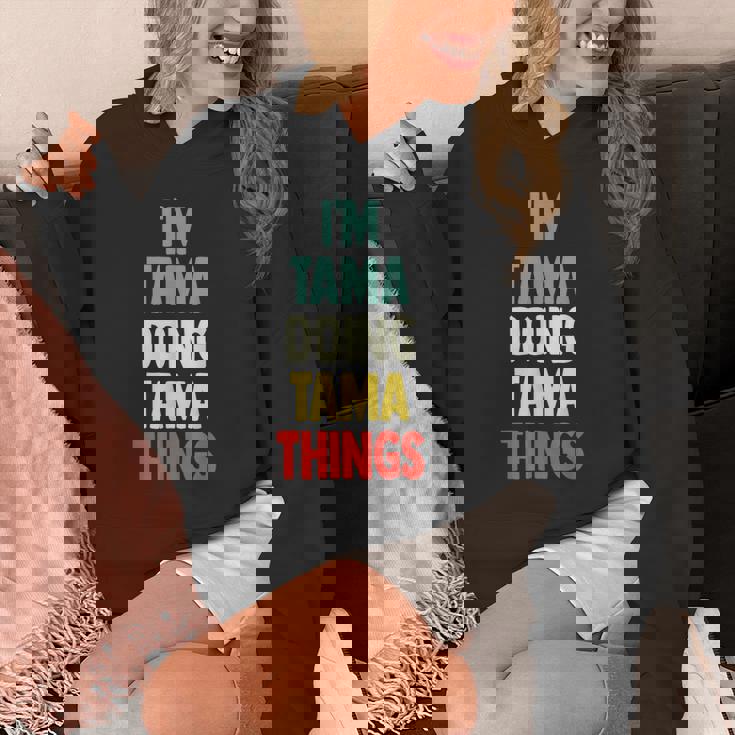 I'm Tama Doing Tama Things 楽しい名前入りタマ パーカー