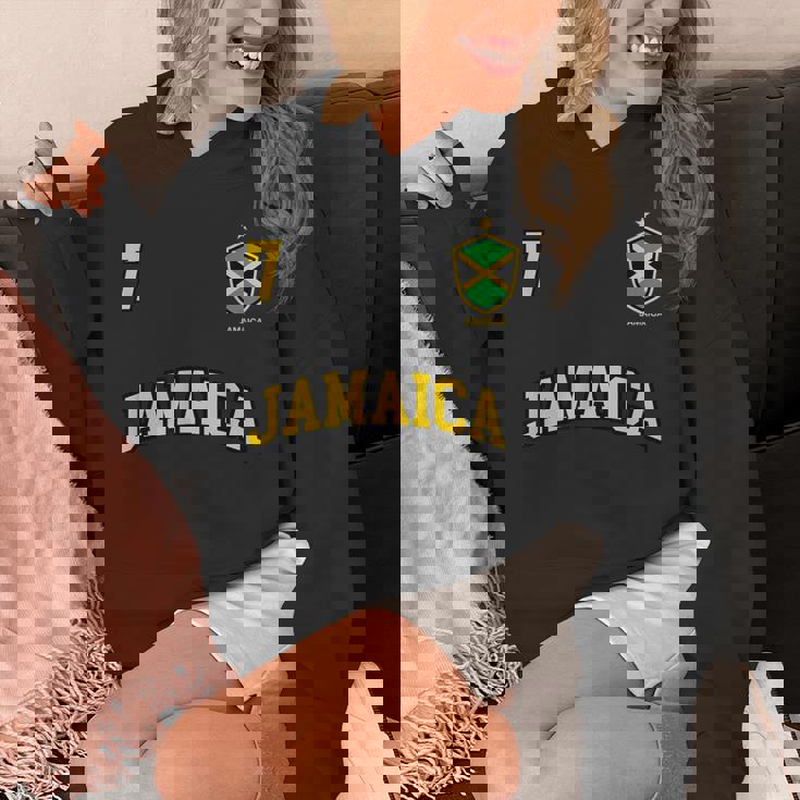 Jamaica チームサッカー ジャマイカ Number 7Occer パーカー
