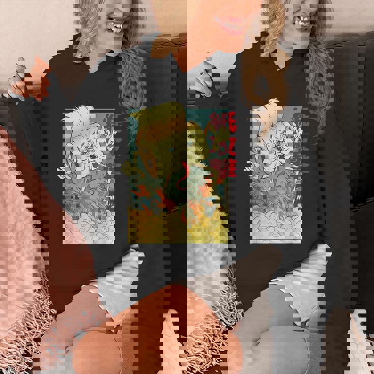 Japanese Anime Toilet Paper Monster Attackintage Poster パーカー